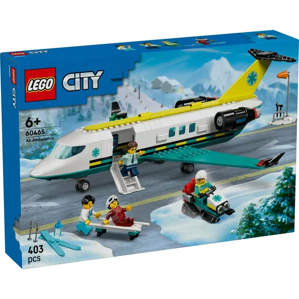 Konstruktorius GREITOSIOS PAGALBOS LĖKTUVAS LEGO 60465, 1 vnt.