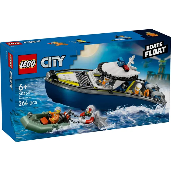Konstruktorius LEGO Policijos valčių gaudynės, 1 vnt.