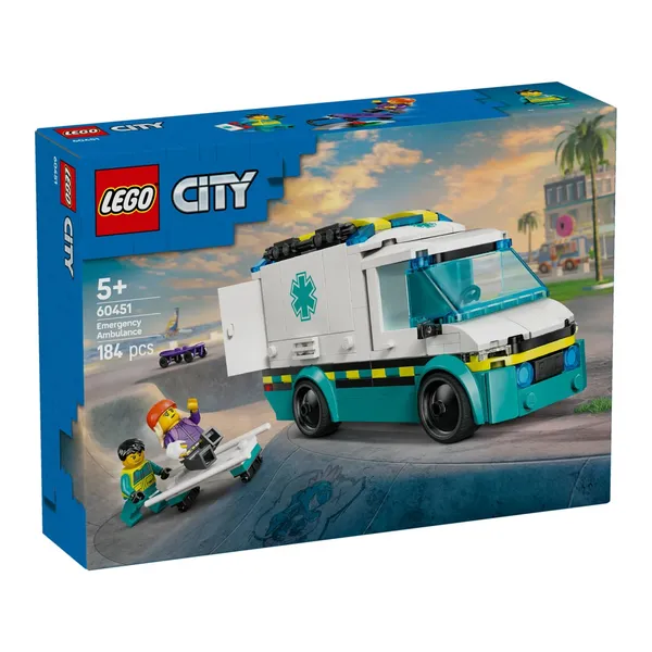 Konstruktorius LEGO greitosios pagalbos automobilis 60451