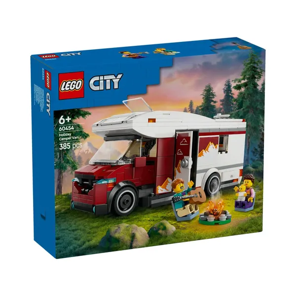 Konstruktorius LEGO atostogų nuotykių namelis ant ratų 60454