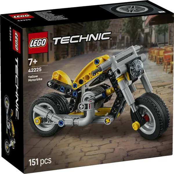 Konstruktorius LEGO GELTONAS MOTOCIKLAS, 1 vnt.