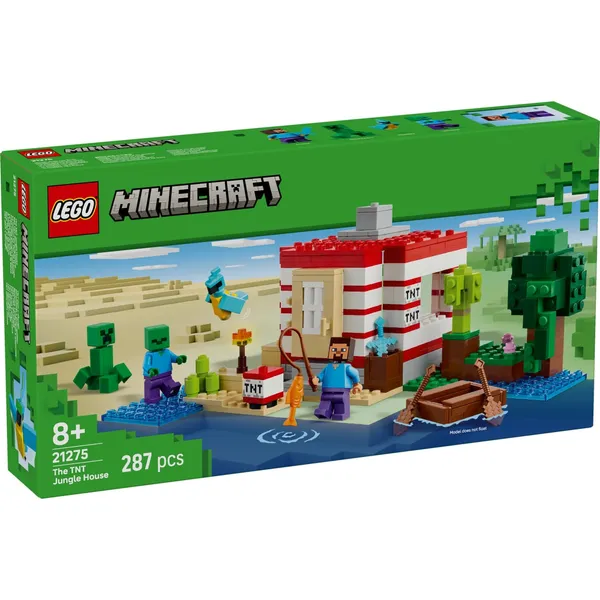Konstruktorius LEGO TNT Džiunglių Namas 21275, 1 vnt.