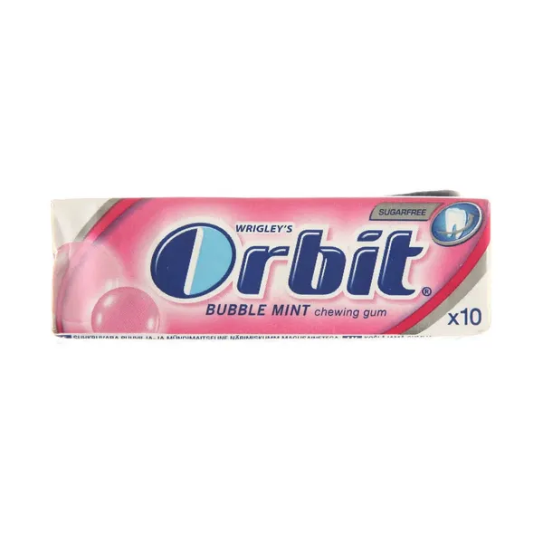 Koš. gumija Orbit Bubblemint ar saldin. 14g