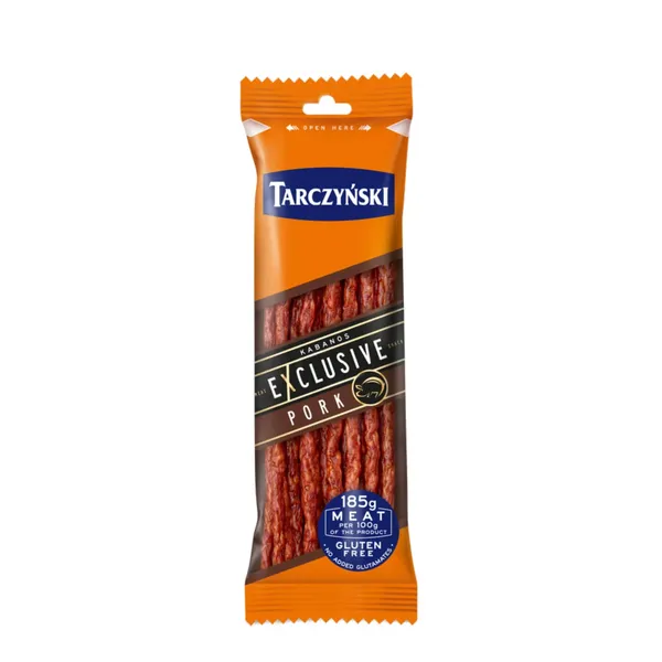 Karštai rūkytos Kabanos dešrelės TARCZYNSKI Exclusive, su čili, II r., 105 g