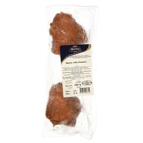 Karštai rūkytos vištų šlaunelės MORLINY vak., I r., 1kg