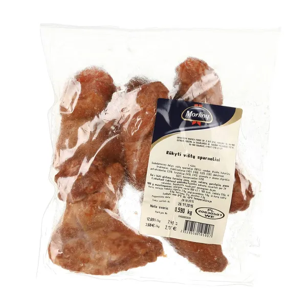 Karštai rūkyti vištų sparneliai MORLINY vak., I r., 1kg