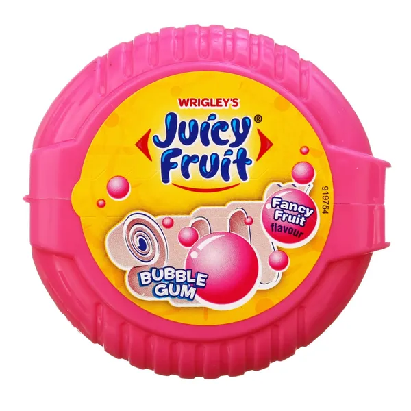 Kramtomoji guma vaisių skonio su saldikliu JUICY FRUIT, 56 g
