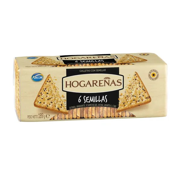 Krekeri Hogarenas 5 sēklu maisījums 189g