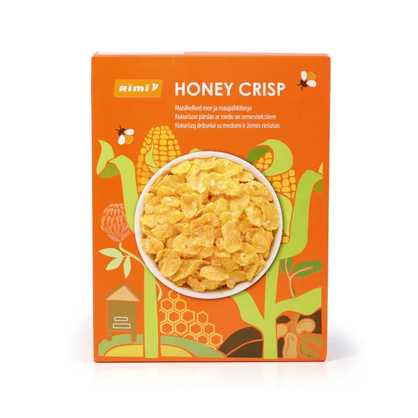 Kukurūzas pārslas Rimi ar medu, zemesr. 300g