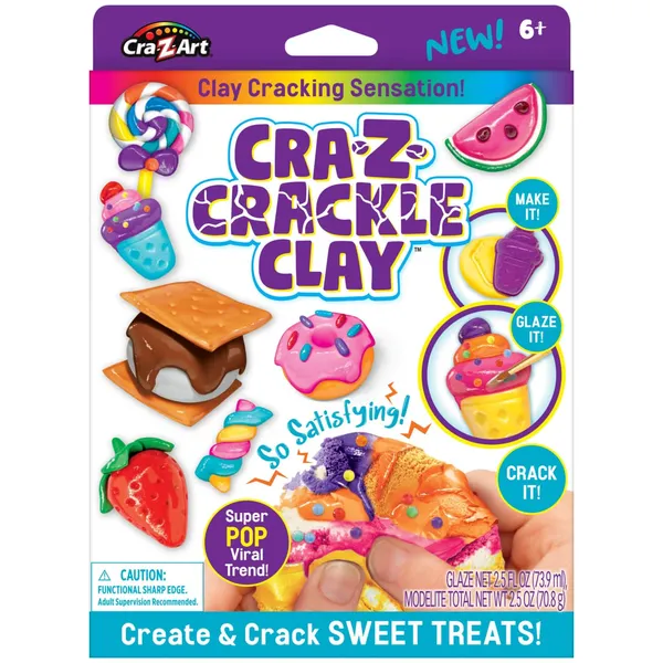 Kūrybinis molio rinkinys CRAZYART, 25073, SS24