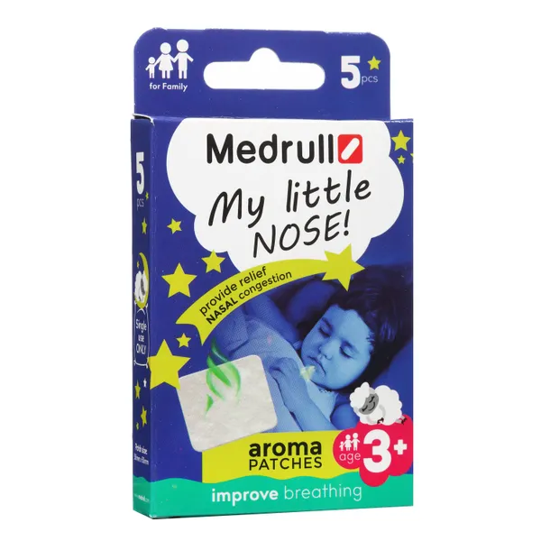 Kvėpavimo pleistras MEDRULL MY LITTLE NOSE, 5 vnt.