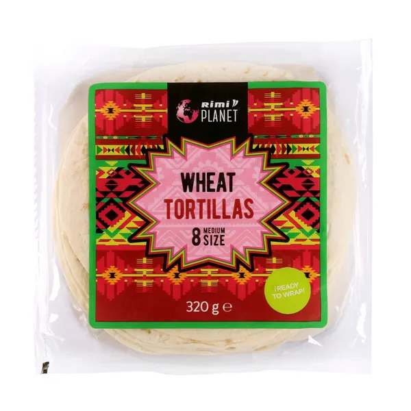 Tortiljas Rimi Planet kviešu 320g