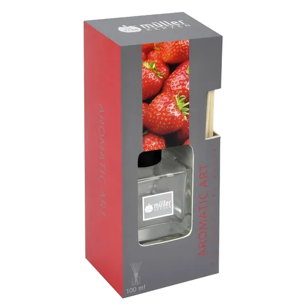Kvapiosios lazdelės braškių aromato MULLER, 100 ml