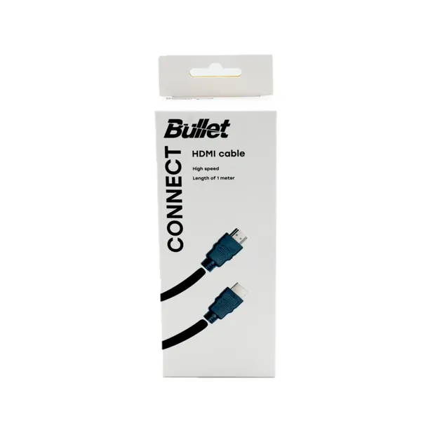 Kabelis Bullet HDMI 1m