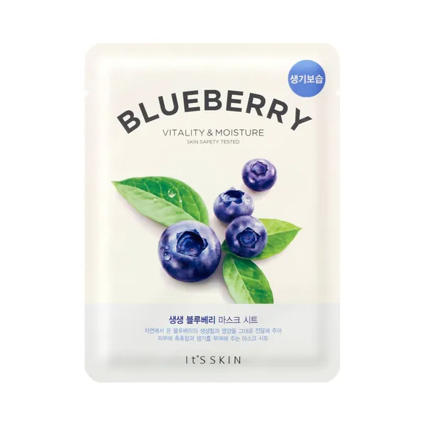 Lakštinė mėlynių kaukė IT'S SKIN THE FRESH, 21 g