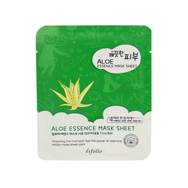 Lakštinė kaukė PURE SKIN ALOE ESSENCE, 25 ml