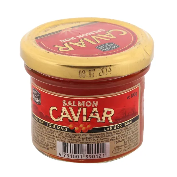 Laukinių ketų lašišos ikrai PREMIUM, 100 g
