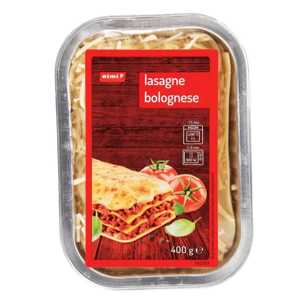 Lazanija su bolonijos padažu RIMI EXPRESS, 400g