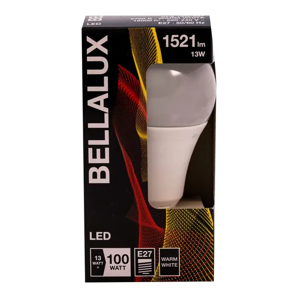 LED lempa BELLALUX CLA100, 13 W / 827, E27
