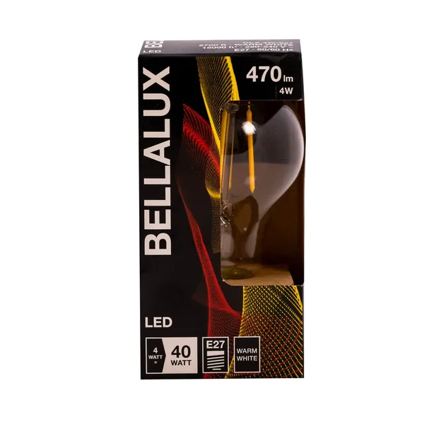 LED lempa FIL BELLALUX CLA40, 4 W / 827, E27