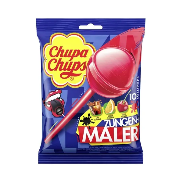 Ledinukas maišelyje CHUPA CHUPS TONGUE PAINTER, 120 g