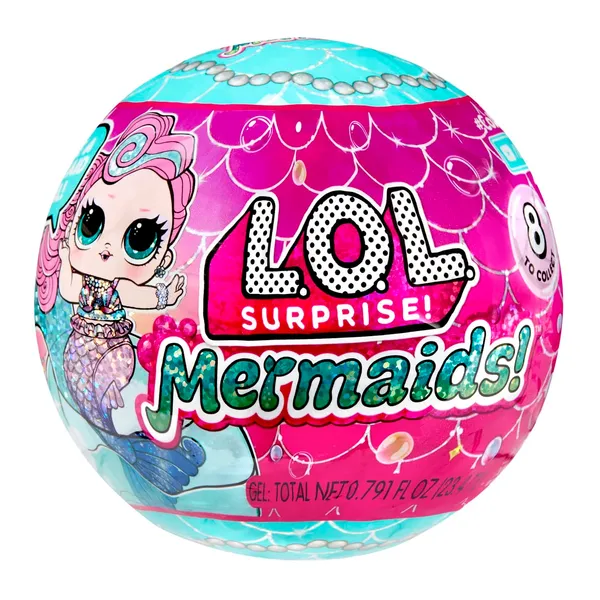 Lėlė LOL MERMAID TOTS, 510604, SS25