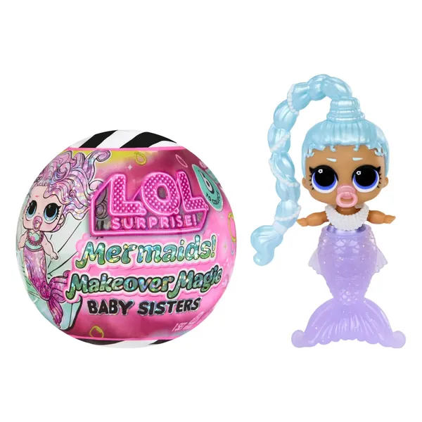 Lėlytė LOL MAKEOVER MAGIC MERIMAIDS, 598787
