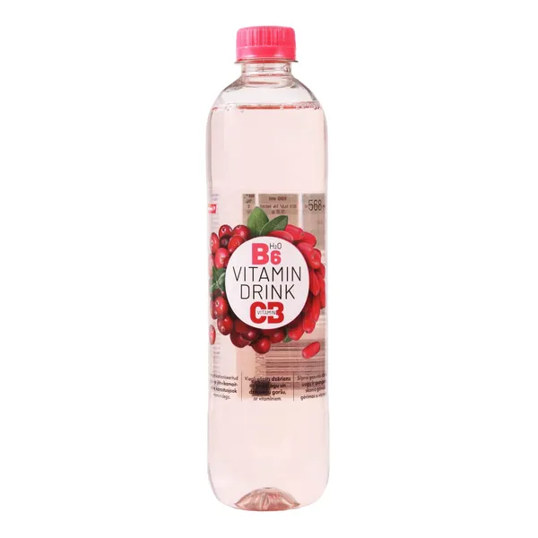 Lengvai gazuotas gėrimas RIMI GOJI - CRANBERRY, su vitaminais, 0,568 l