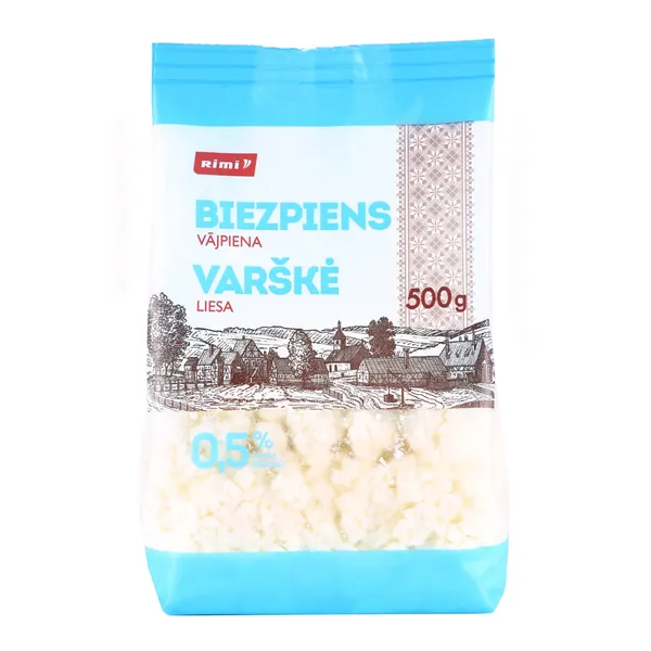 Vājpiena biezpiens Rimi 0,5% 500g