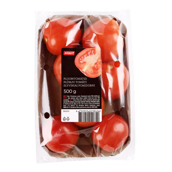 Lietuviški slyviniai pomidorai RIMI,kl.1, 500 g