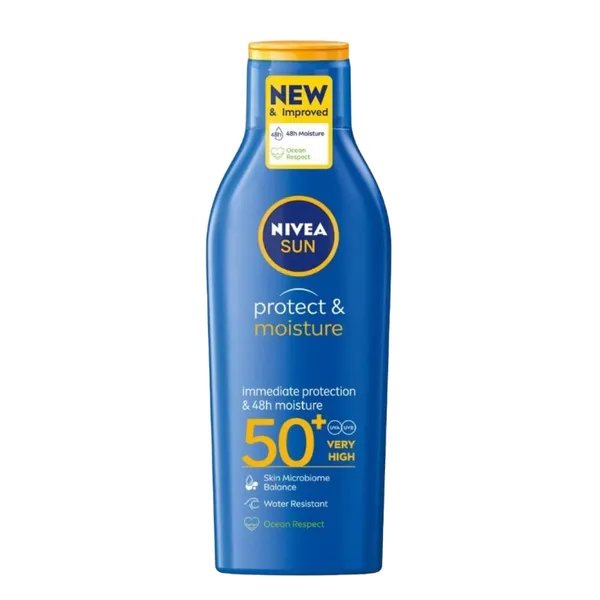 Losjonas nuo saulės NIVEA SUN PROTECT & MOISTURE, SPF50+, 200 ml
