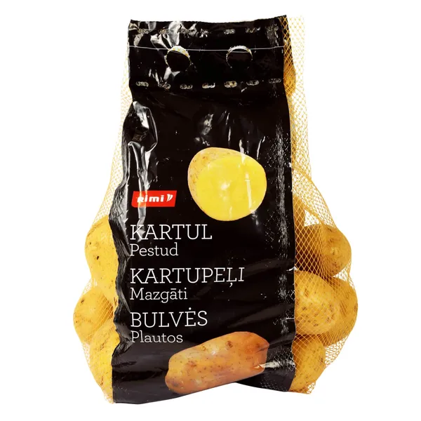 Lietuviškos plautos fasuotos bulvės RIMI 45+, kg