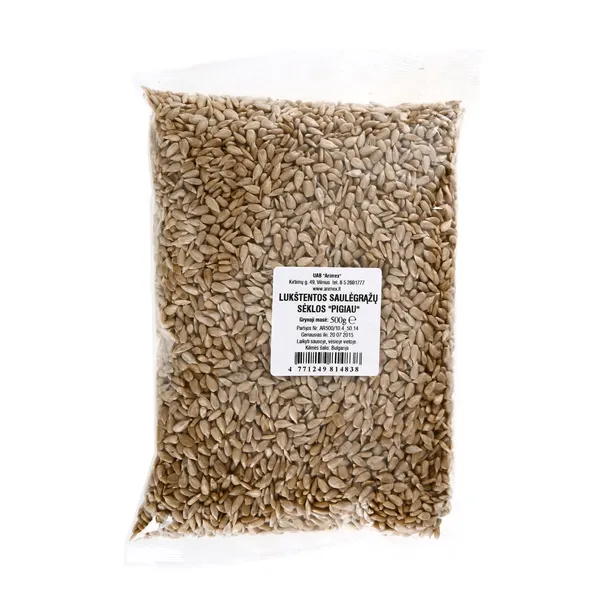 Lukštentos saulėgrąžų sėklos PIGIAU, 500 g