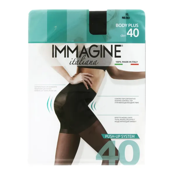 S zeķub.Immagine body plus 40d nero xl