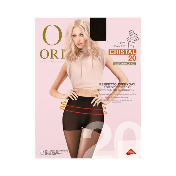 Moteriškos pėdkelnės ORI Prime 40 DEN – Grafite, 2