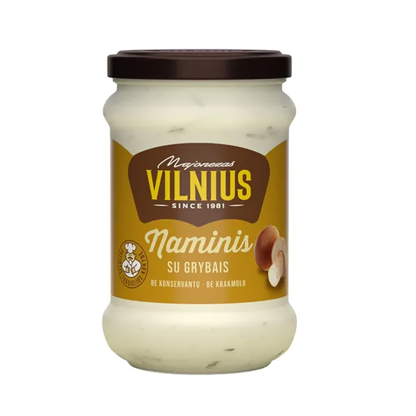 NAMINIS majonezas su grybais VILNIUS, 70,5 % rieb., 250 ml