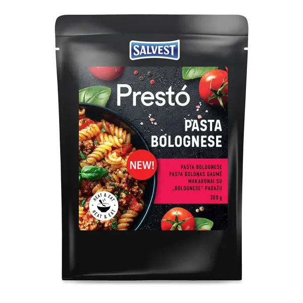Makaronai PRESTO, su Bolognese padažu, 300 g
