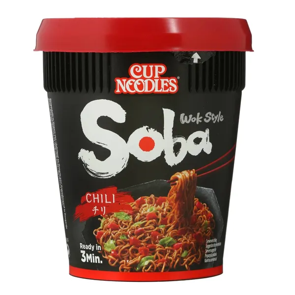 Greitai paruošiami makaronai su CHILLI prieskoniniu padažu NISSIN, 92 g