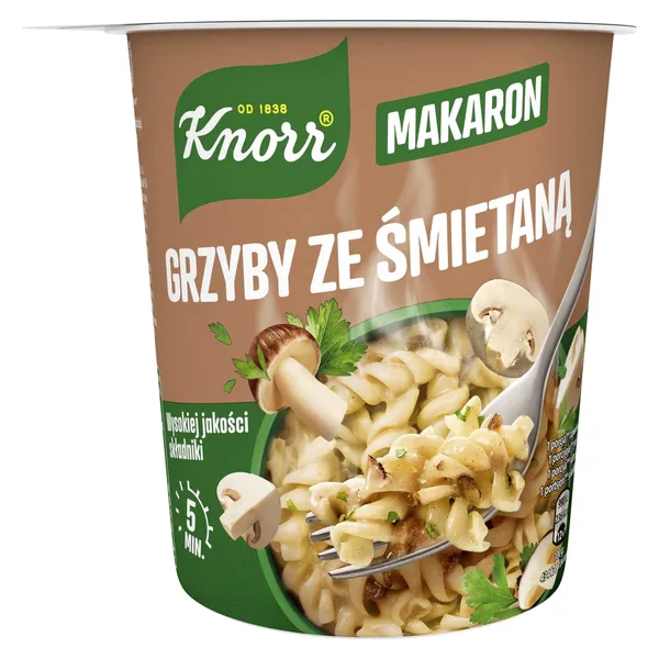 Makaronai su grybų padažu KNORR, 59 g
