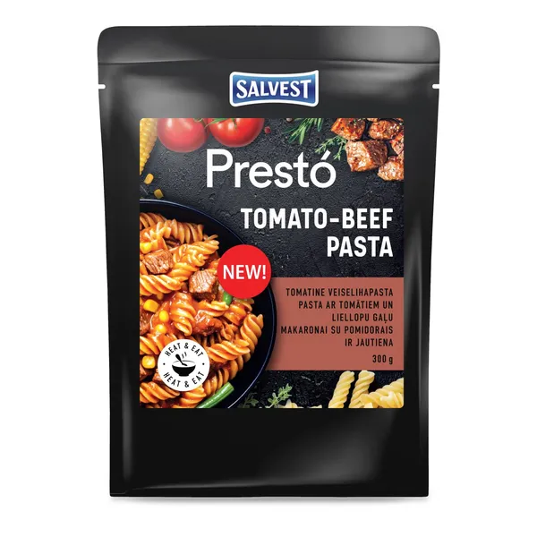 Makaronai su pomidorais ir jautiena PRESTO, 300 g