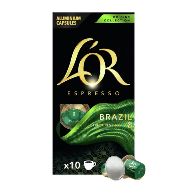 Maltos kavos kapsulės L'OR BRAZIL, 10 x 5,2 g