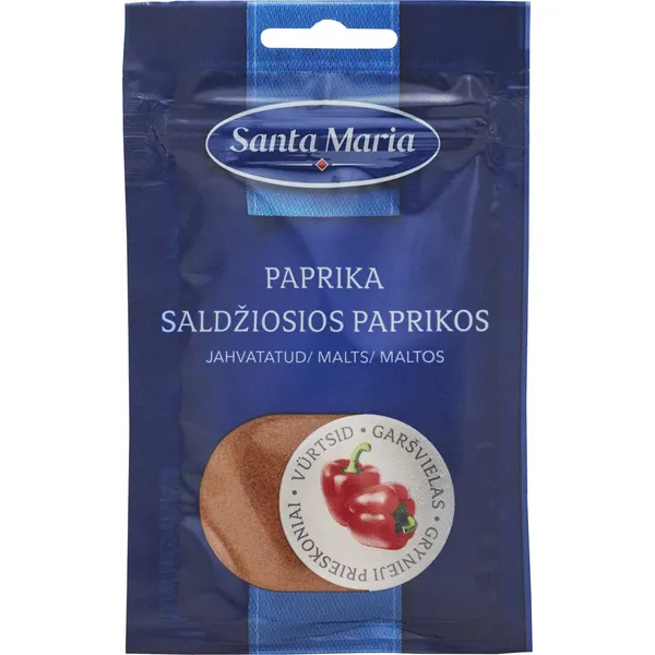 Maltos saldžiosios paprikos SANTA MARIA, 22 g