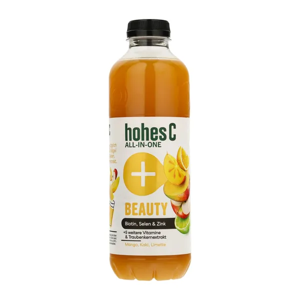 Mangų, persimonų ir laimų sulčių gėrimas su vitaminais HOHES C ALL-IN-ONE BEAUTY, 0,85 l