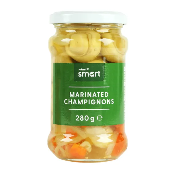 Marinuoti pievagrybiai RIMI SMART, 280 g / 165 g