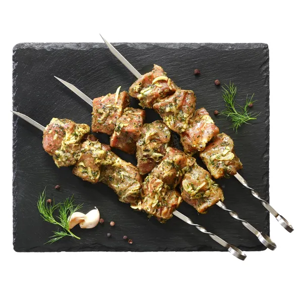 Marinuotas kiaulienos sprandinės šašlykas ČESNAKINIS, 1kg