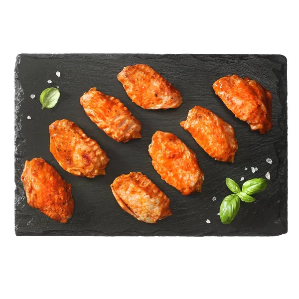 Marinuotos viščiukų sparnelių vidurinės dalys Medus ir BBQ, 1kg
