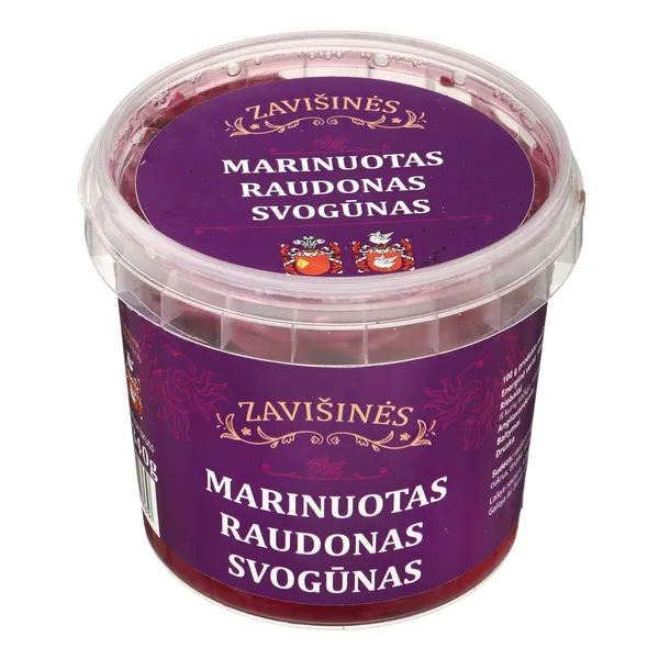 Marinuotas raudonas svogūnas, 170 g