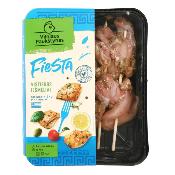 Marinuotas vištienos iešmelis su graikišku marinatu FIESTA, 480 g