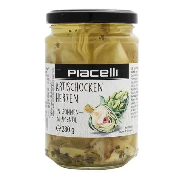 Marinuoti artišokai PIACELLI aliejuje, 280 g