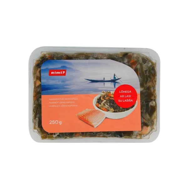 Marinuoti jūros kopūstai su lašišomis RIMI, 250 g